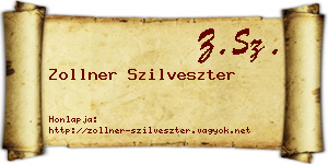 Zollner Szilveszter névjegykártya